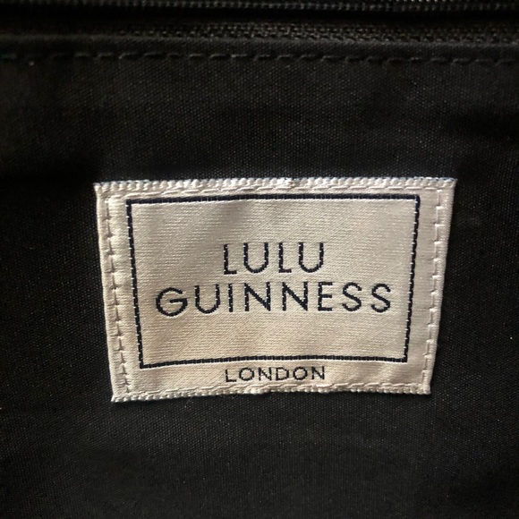 Lulu Guinness Audrey Hepburn Black Tote Bag - Picture 6 of 8